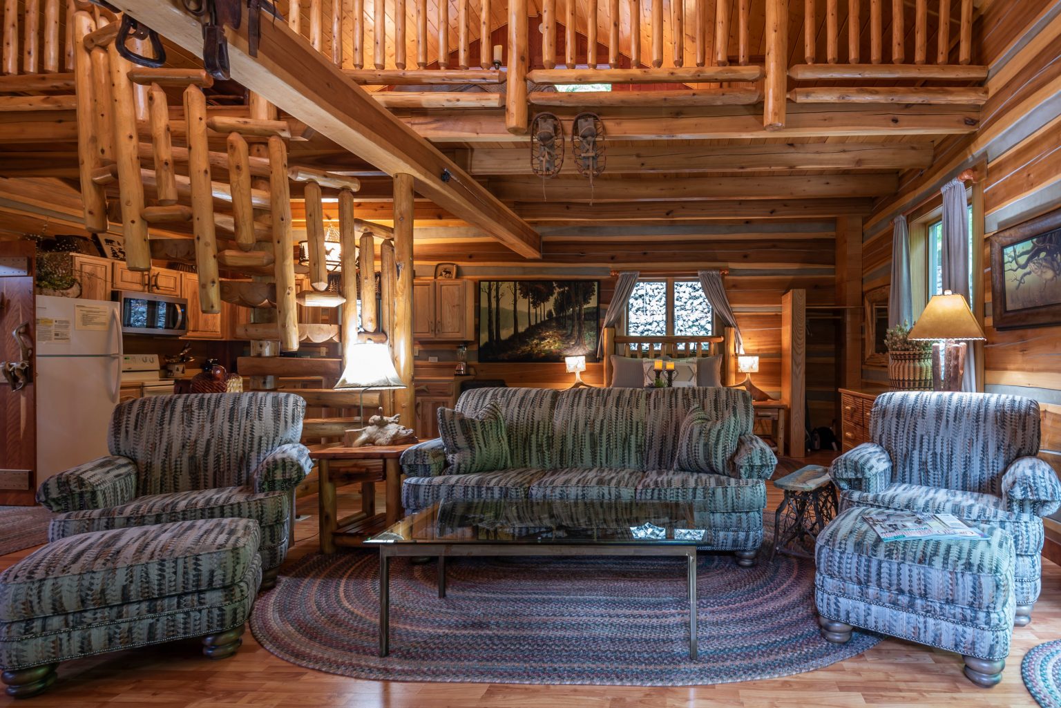 Moosehead Cabin Rental Photo Gallery Antler Log Cabins | Brown County ...