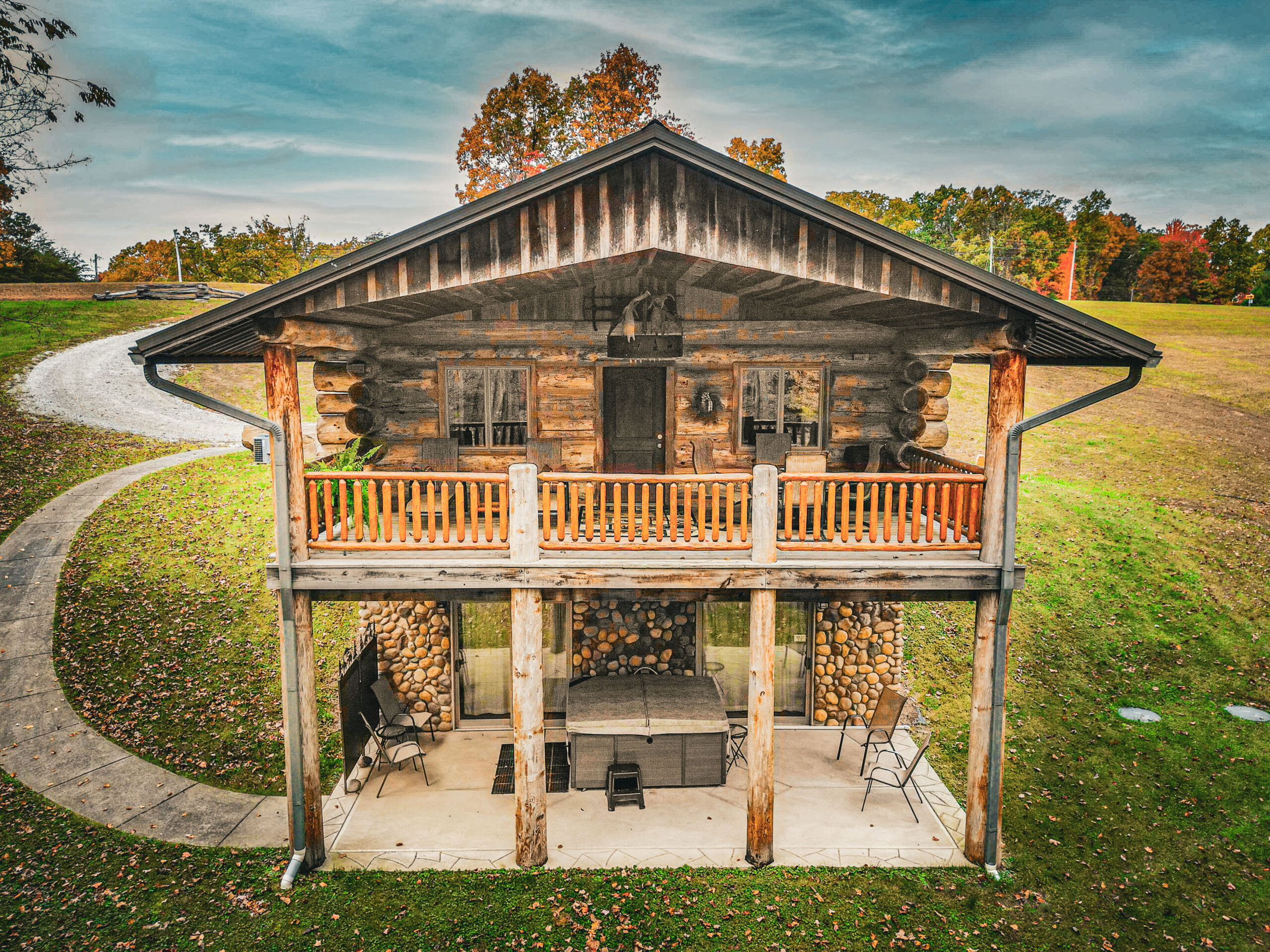 Pappy's Cabin Rental Photo Gallery Antler Log Cabins