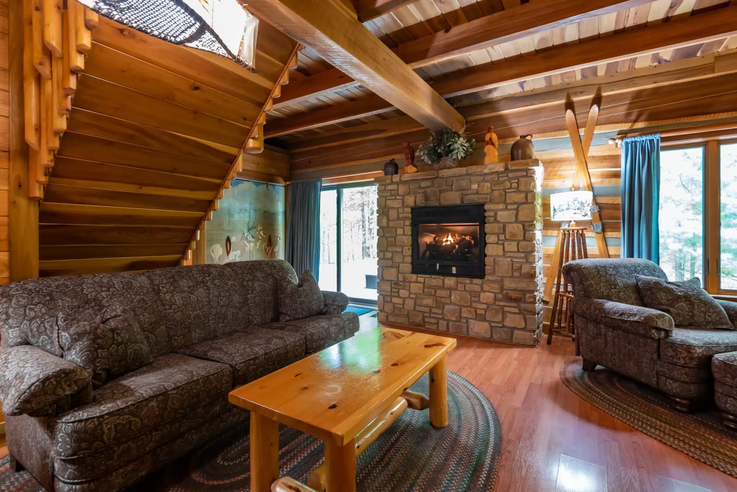 Brown County Cabin Rental with Fireplace